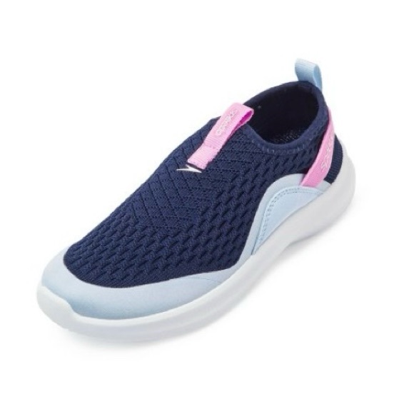 NWT. SPEEDO Kids Navy and Pink Water Shoes - Picture 1 of 6